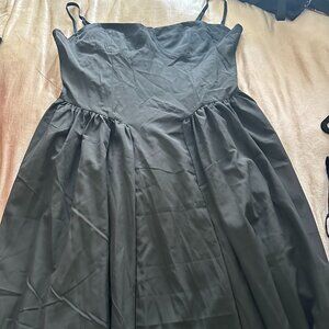 Pretty Black Midi Dress - Never worn